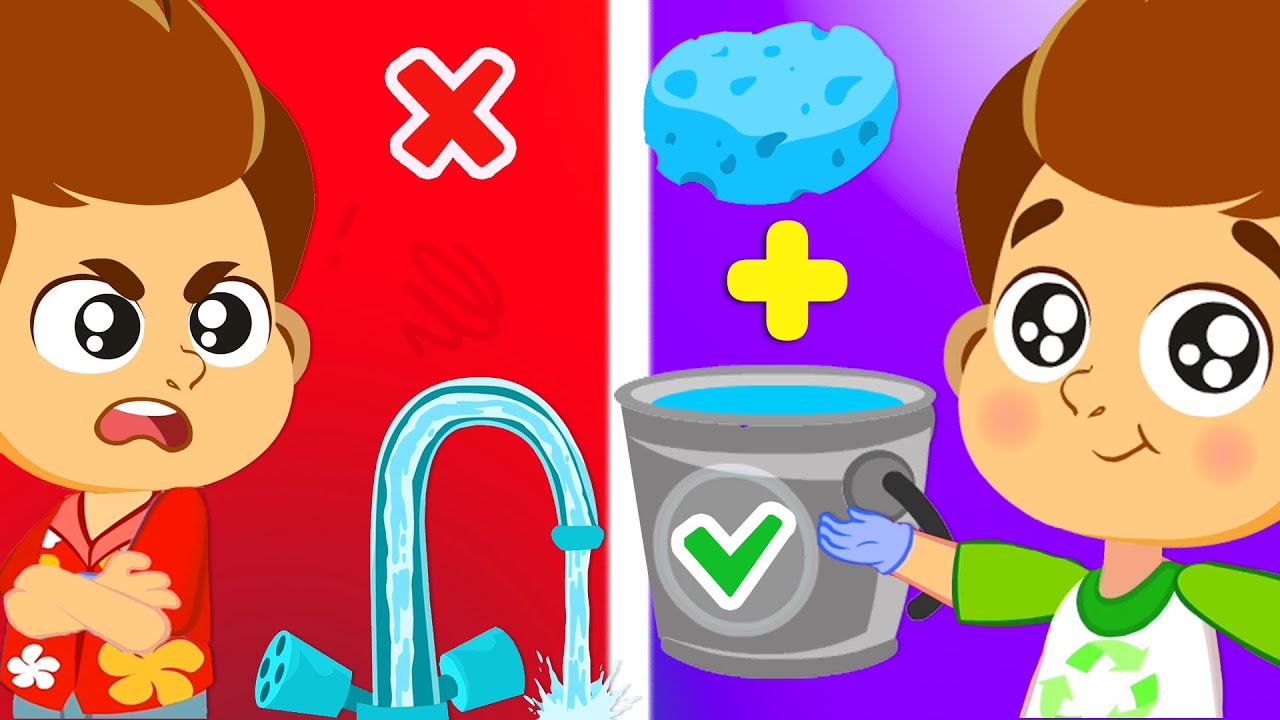 Dibujos educativos: cómo ahorrar agua de manera divertida
